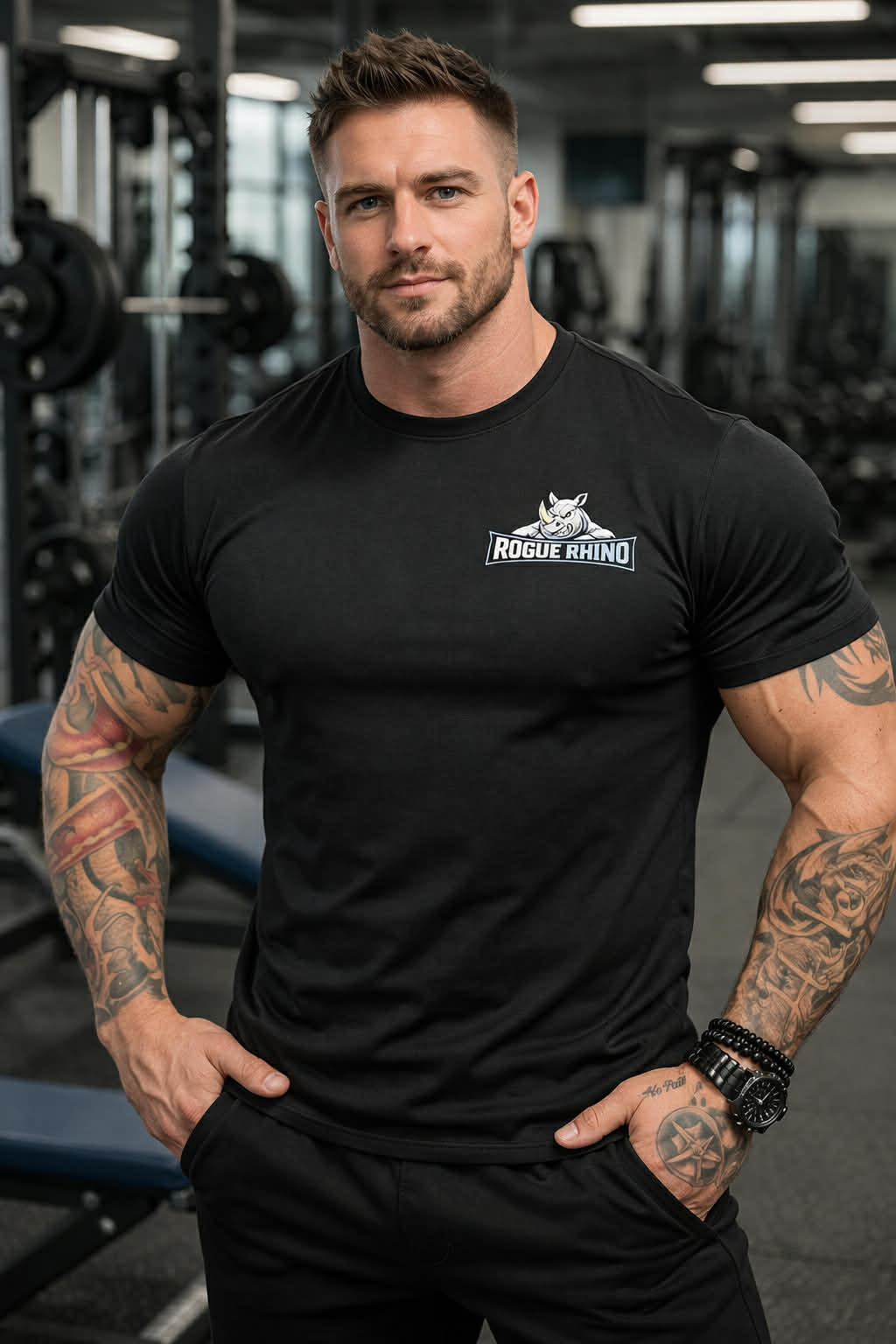 Rogue Rhino Men's Stay Cool T-Shirt