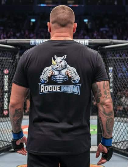 Rogue Rhino Men's 100% Cotton T-Shirt