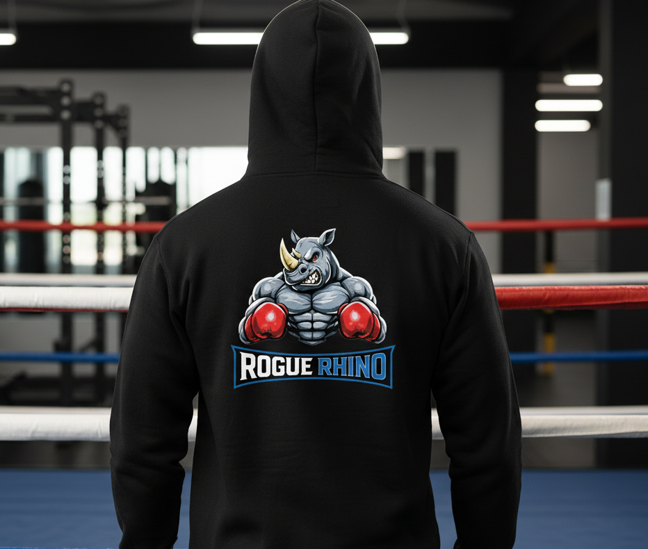 Rogue Rhino Men's Heavyweight Hoodie