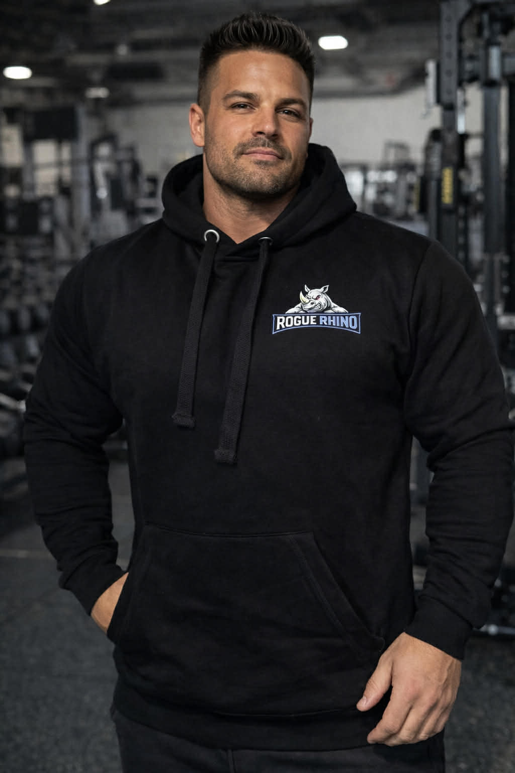 Rogue Rhino Men's Heavyweight Hoodie