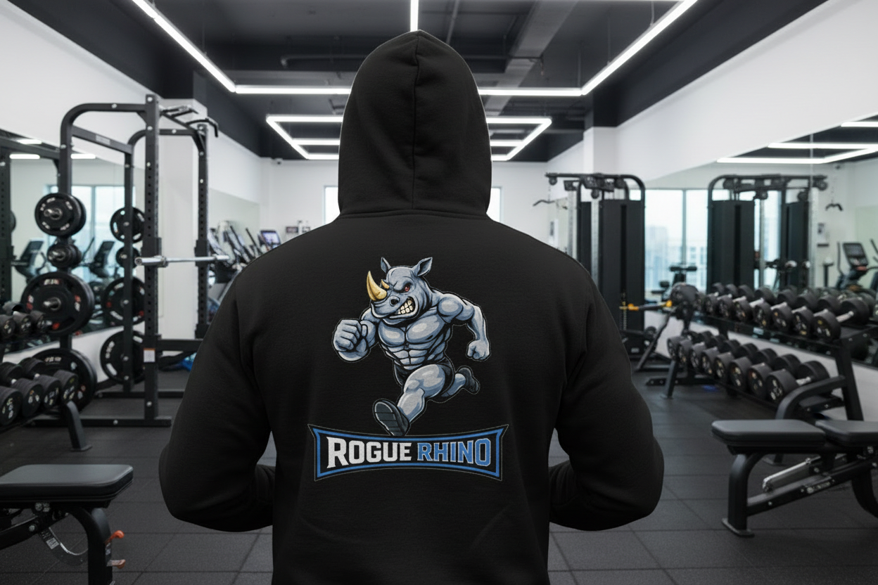 Rogue Rhino Men's Lightweight Hoodie